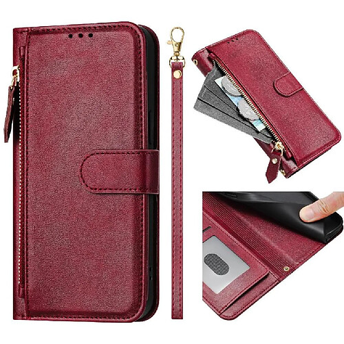 Flip Étui REALME C21 Rouge GANGXUN