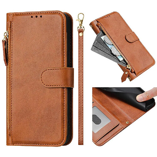 Oneplus Nord CE4 Lite 5G Étui - FOXDOCK Marron