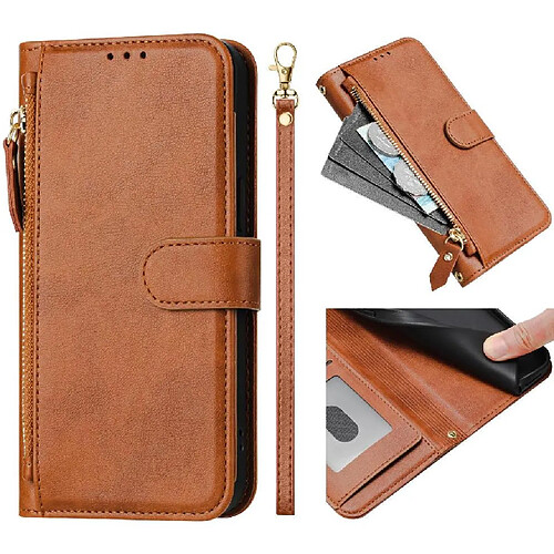 Flip Étui pour Oppo A77 4G - Cuir PU Marron