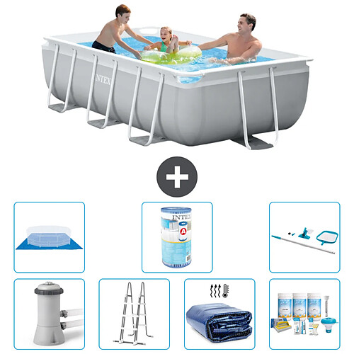 INTEX Prism Frame - Piscine Rectangulaire