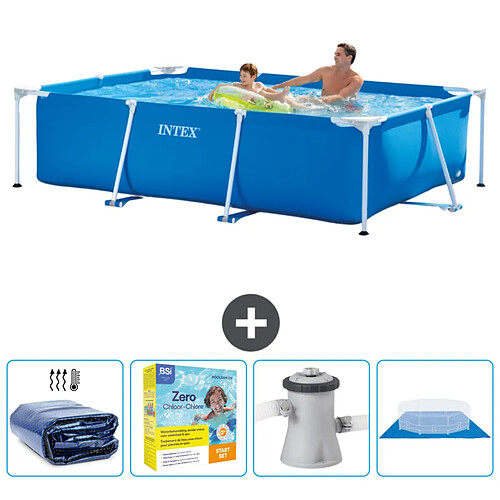 INTEX Piscine à cadre rectangulaire - 260 x 160 x 65 cm