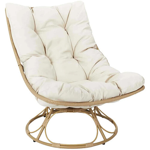 The Home Deco Factory Fauteuil détente polyéthylène Petra