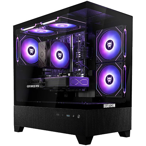 BEASTCOM Q5 | Pro Gaming PC | Intel i7-12700F 12X 4,90GHz 20-Threads | NVIDIA RTX 5070 Ti 16GB | 16GB RAM | 1TB NVMe SSD | WiFi 5 | Windows 11 Pro