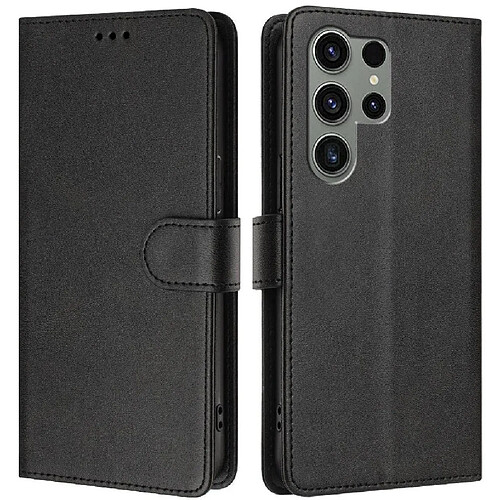 Samsung Galaxy S23 Ultra Étui Portefeuille FOXDOCK - Noir