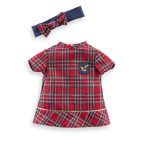 Corolle Robe et bandeau pour poupée - Rouge