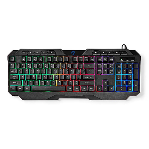 Nedis clavier gamer filaire - Noir