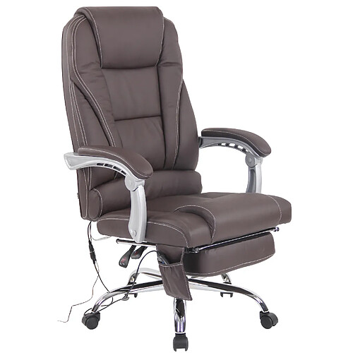 Fauteuil de bureau massant - Marron