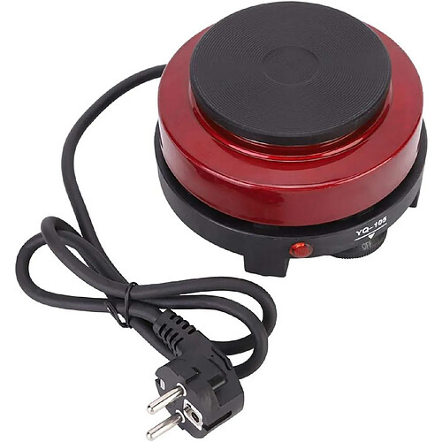 Vendos85 Plaque de cuisson électrique portative 500W rouge noir