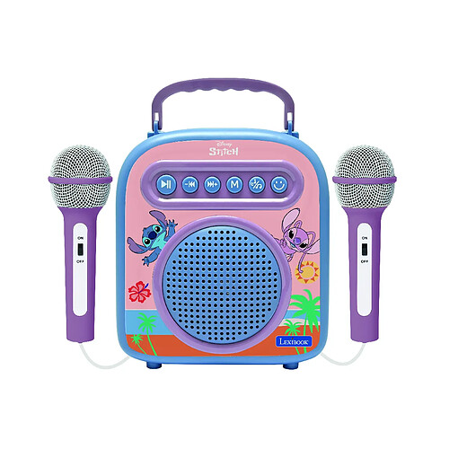 Lexibook Enceinte Bluetooth Stitch avec micros