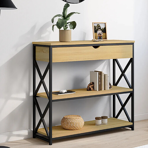 Idmarket Console 1 tiroir Wayne