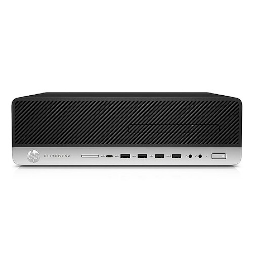 Hp EliteDesk 800 G4 SFF - Noir et argent · Reconditionné