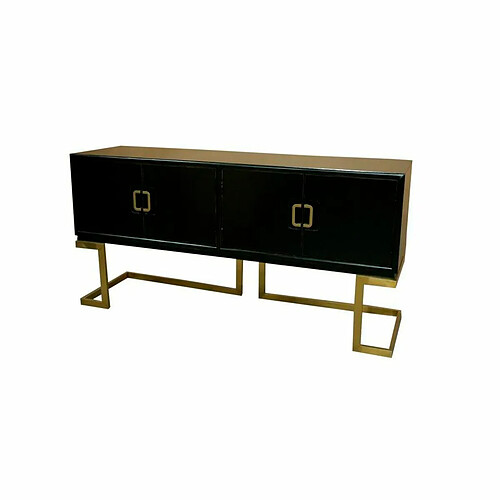 Dkd home decor Buffet métal - Noir