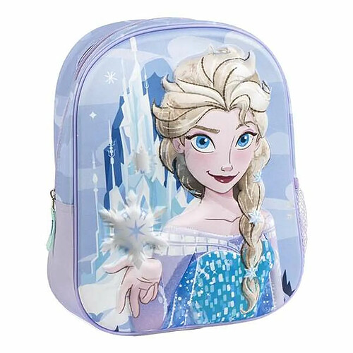 La Reine Des Neiges Cartable 3D Frozen Bleu 25,0 x 31,0 x 10,0 cm