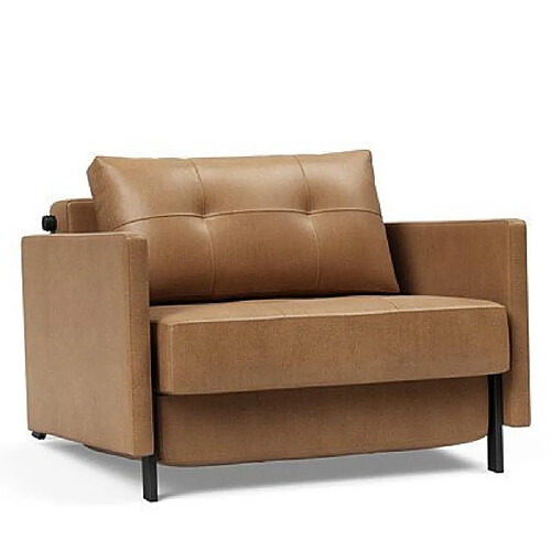 Inside 75 Fauteuil convertible Cubed 02 - Marron