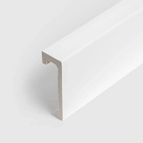 Ledkia Moulure Corniche 2m pour Ruban LED Vanta 120 Blanc