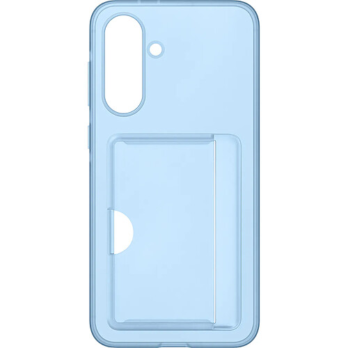 Samsung Coque avec Porte Carte pour Galaxy A56 Card Slot Souple Ultra Résistant Bleu clair