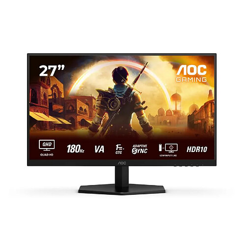 AOC G4 Q27G42XNE écran plat de PC 68,6 cm (27) 2560 x 1440 pixels Quad HD LED Noir, Rouge