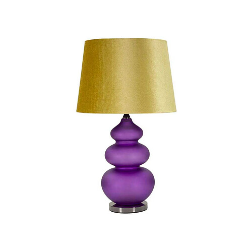 Mauro Ferretti Lampe à poser en verre et métal Milva 40 x 70 cm.