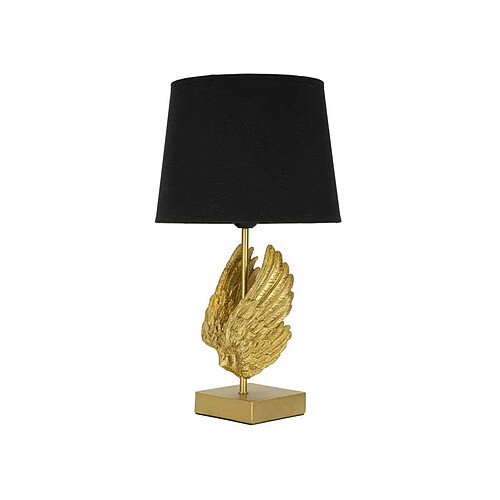 Mauro Ferretti Lampe à poser en métal doré Wings 25 x 45 cm.