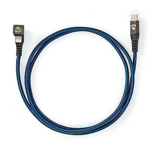 Nedis Câble Lightning vers USB-C 60W 1m Idéal pour le Jeu Bleu