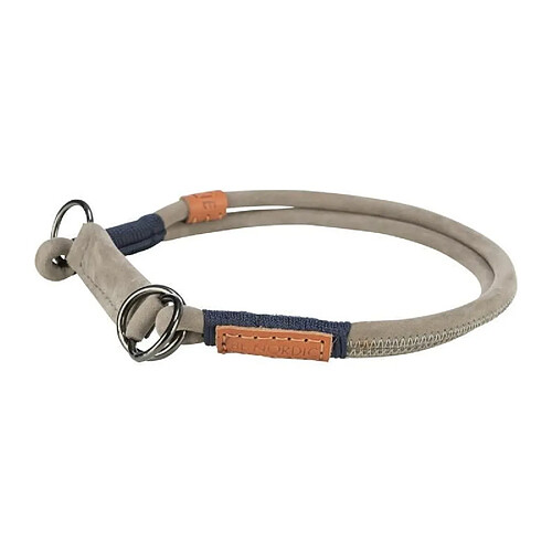 Collier semi-étrangleur TRIXIE BE NORDIC - Cuir - L50 cm - ø 10 mm - Gris