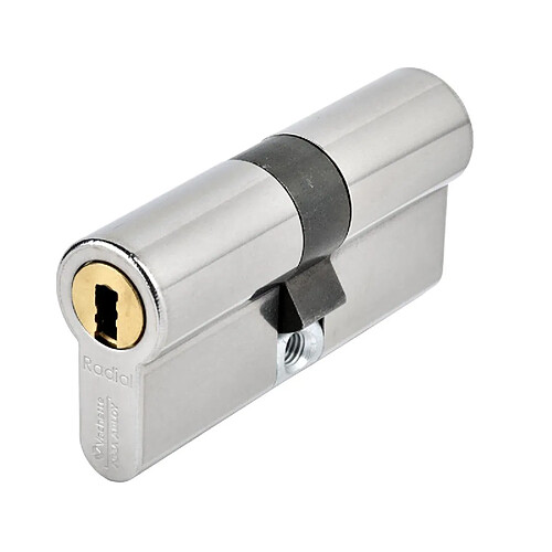 Vachette Cylindre européen Radial R - Nickel mat