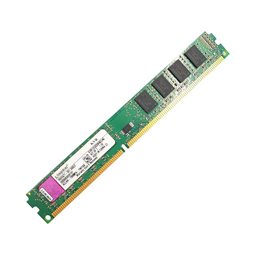 Barrette Mémoire 2Go RAM DDR3 Kingston KVR1333D3N9K2/4G LP DIMM PC3-10600U · Reconditionné