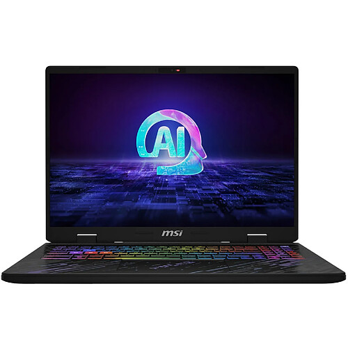 PC portable Msi Pulse 16 AI C1VGKG 073FR 16 QHD+ 240Hz Intel Core Ultra 7 155H RAM 16 Go DDR5 512 Go SSD GeForce RTX 4070