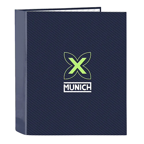 Reliure à anneaux Munich Blue indigo 27 x 33 x 6 cm