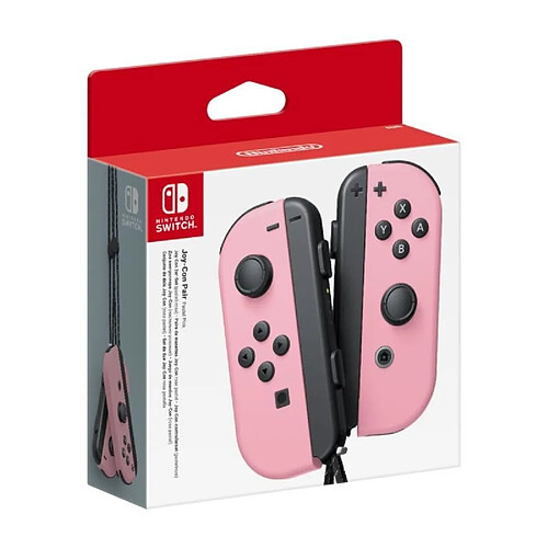 Paire de manettes Joy-Con Rose Pastel pour Nintendo Switch