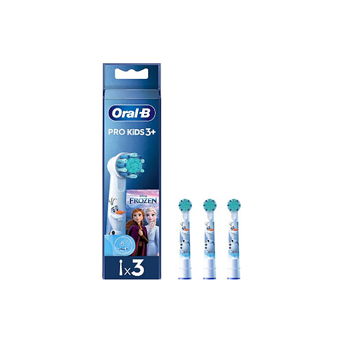 Oral-b Brossettes pour brosse à dents électrique enfant Disney Frozen - Pack de 3