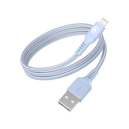 BigBen Connected Câble USB-A/Lightning 2.4A Bleu