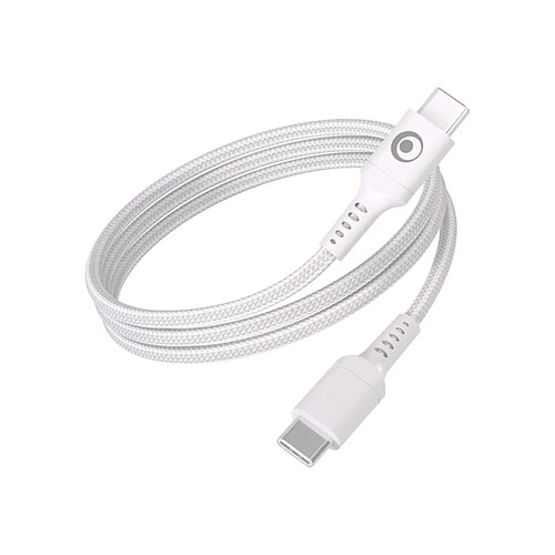 BigBen Connected Câble de Charge et Transfert USB-C/USB-C 3A Power Delivery 60W 1.2m Blanc
