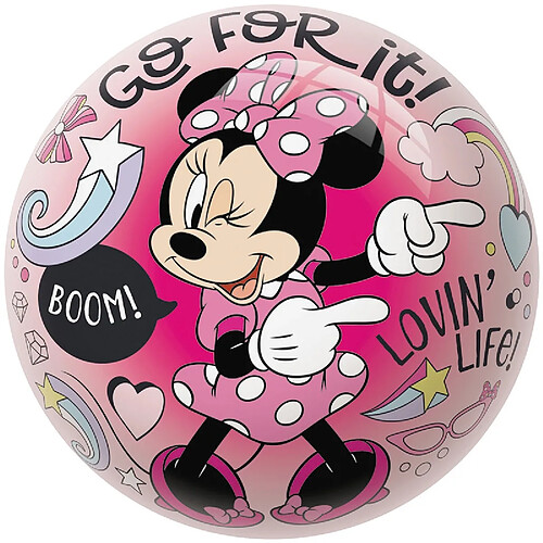 Mondo Ballon Minnie en caoutchouc - Rose