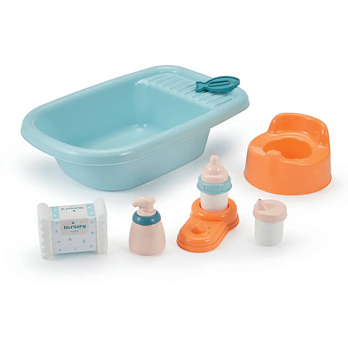 Ecoiffier baignoire pour poupée - Multicolore pastel