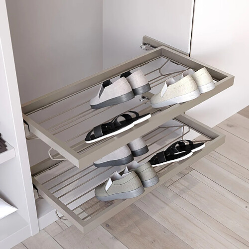 Emuca Organisateur de chaussures - Beige