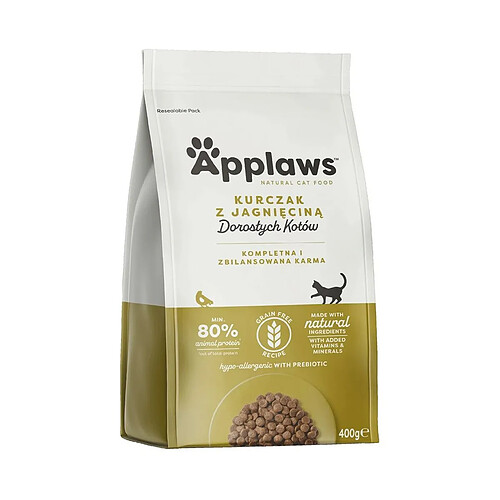 Applaws Croquettes pour chat au poulet et à l'agneau - 400 g