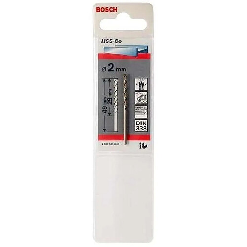 Bosch foret à métal HSS-Co DIN 338 - 10,5 mm
