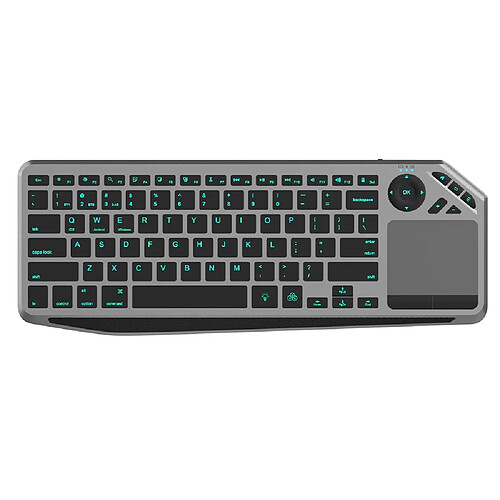 Techly Clavier gamer sans fil - Noir
