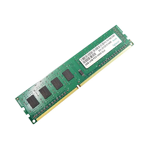 Barrette Mémoire 2Go RAM DDR3 Apacer 76.A100G.C350C DIMM PC3-10600 1Rx8 · Reconditionné
