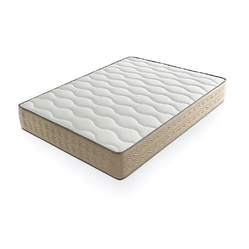 DAGOSTINO HOME Matelas Mousse 80x200 Firenza - Ferme - Réversible - Côté Été/hiver - H25 Cm