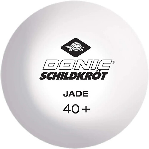 Schildkr balles de tennis de table Jade Poly 40+ - Blanc