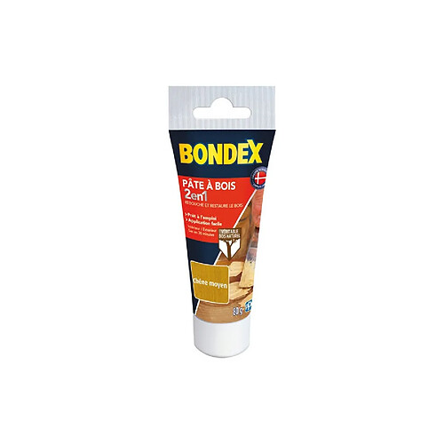 PATE A BOIS CHENE MOYEN TUBE 80GR BONDEX - 420479