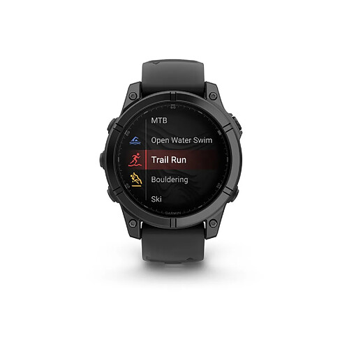 Garmin Fenix E AMOLED 47 mm - Gris acier