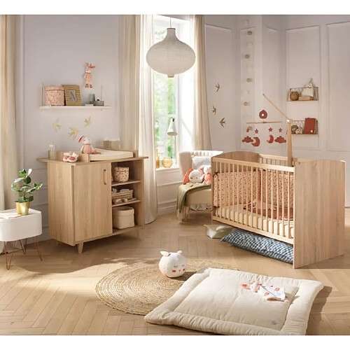 Sauthon chambre bébé lit et commode