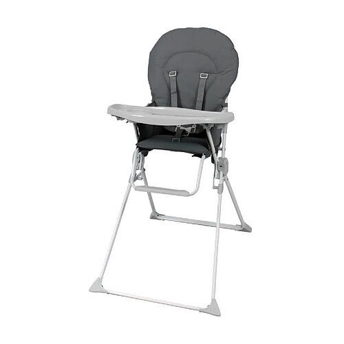 Bambisol Chaise haute bébé avec tablette - Gris