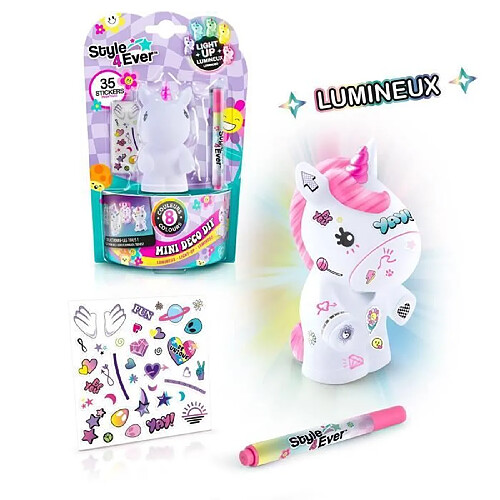 Canal toys Coffret mini figurine lumineuse à décorer