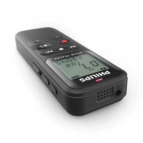 Philips Voice Tracer DVT1160 - Enregistreur vocal - 1 Watt - 8 Go - Noir (DVT1160)