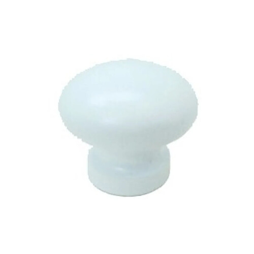 Strauss Bouton rond bois hêtre - Blanc