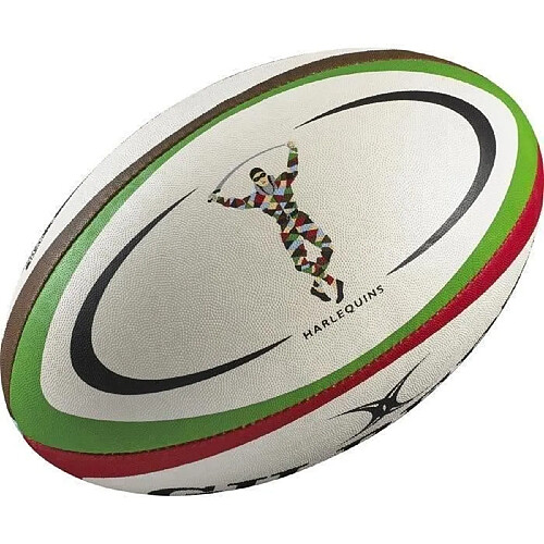 Gilbert OLD Gilbert Ballon de rugby replica Harlequins - Noir